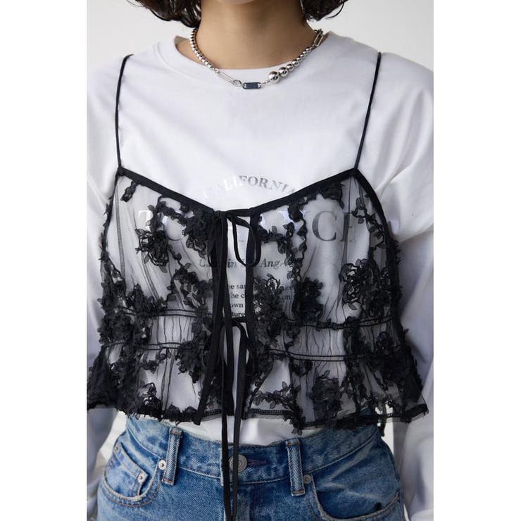 シアーレースビスチェ | AZUL BY MOUSSY | 詳細画像19 