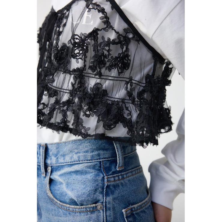 シアーレースビスチェ | AZUL BY MOUSSY | 詳細画像21 