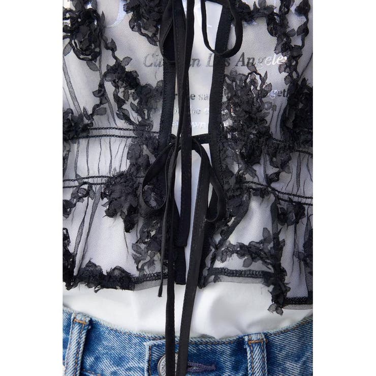 シアーレースビスチェ | AZUL BY MOUSSY | 詳細画像22 