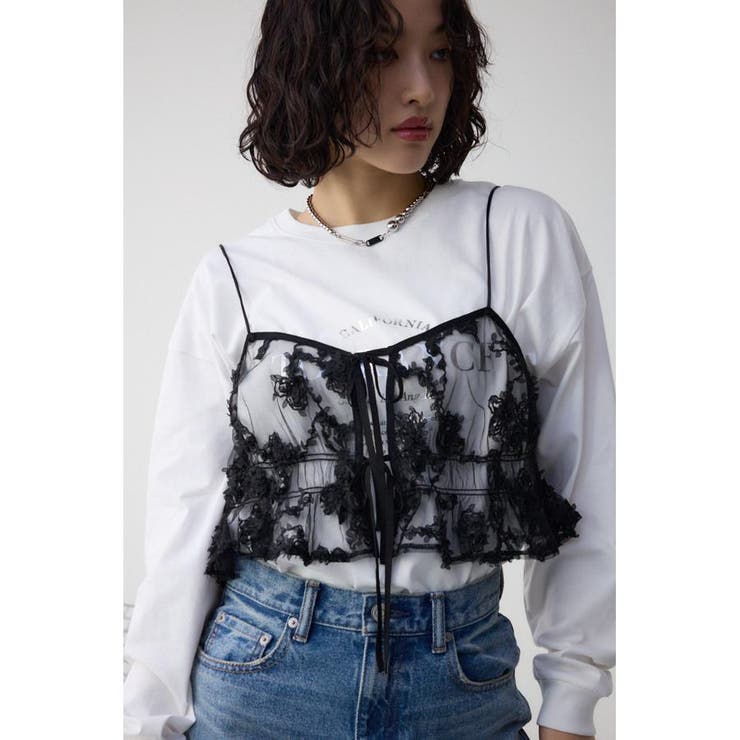 シアーレースビスチェ | AZUL BY MOUSSY | 詳細画像13 