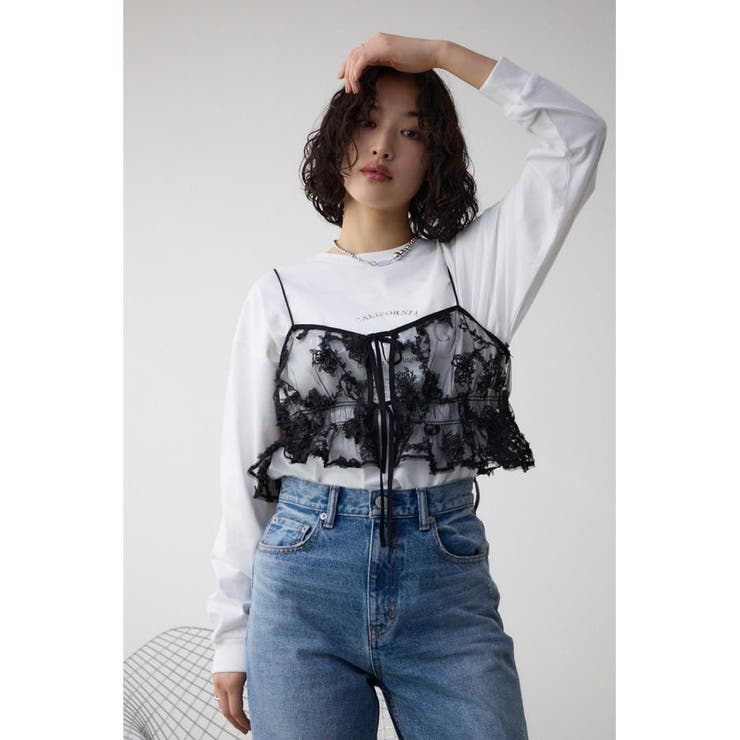 シアーレースビスチェ | AZUL BY MOUSSY | 詳細画像14 
