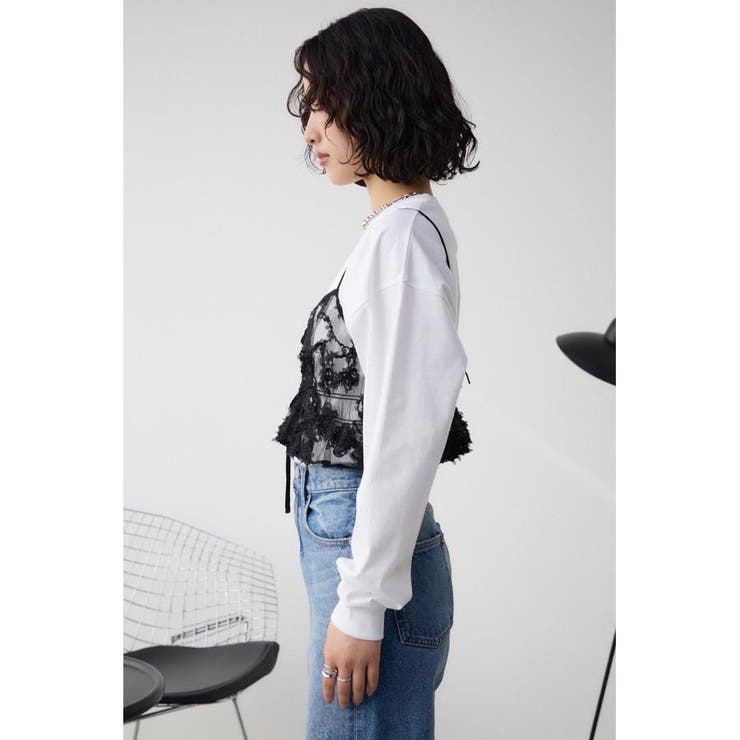 シアーレースビスチェ | AZUL BY MOUSSY | 詳細画像16 