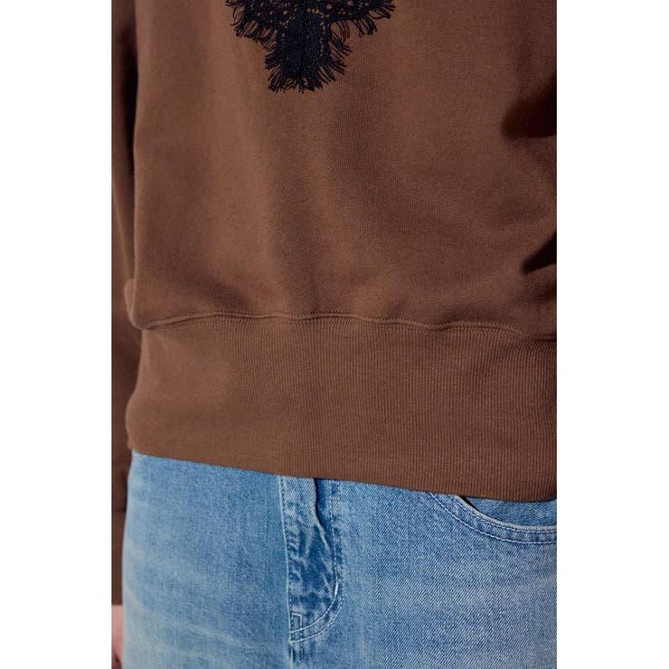 バイカラーレースクルーネックスウェット | AZUL BY MOUSSY | 詳細画像12 