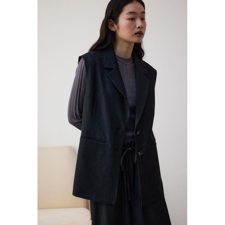 ソフトタッチルーズベスト[品番：AZLW0021773]｜AZUL BY MOUSSY