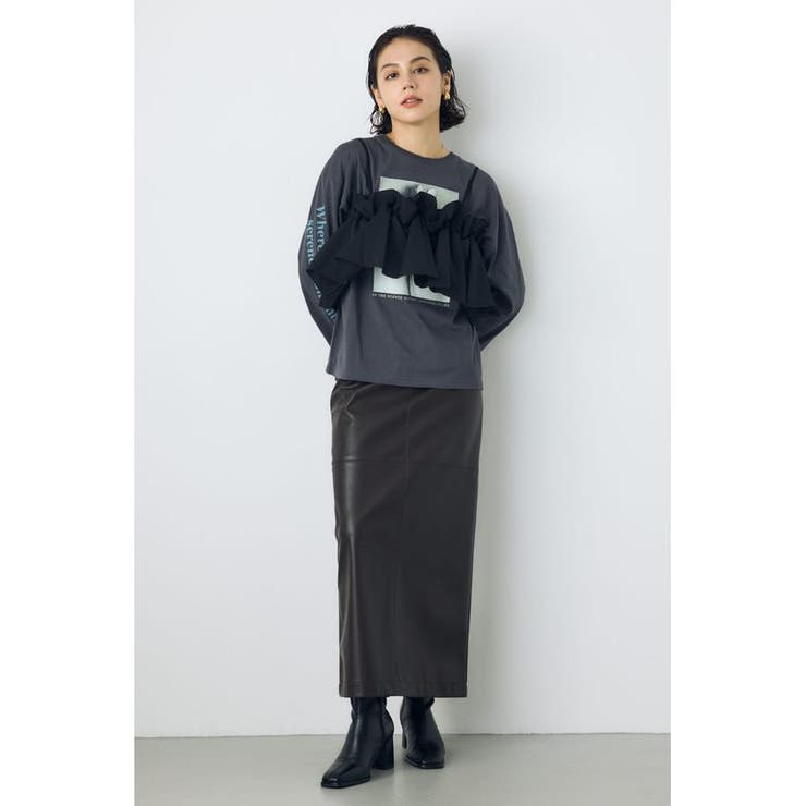 ギャザーフリルキャミソールビスチェ | AZUL BY MOUSSY | 詳細画像4 