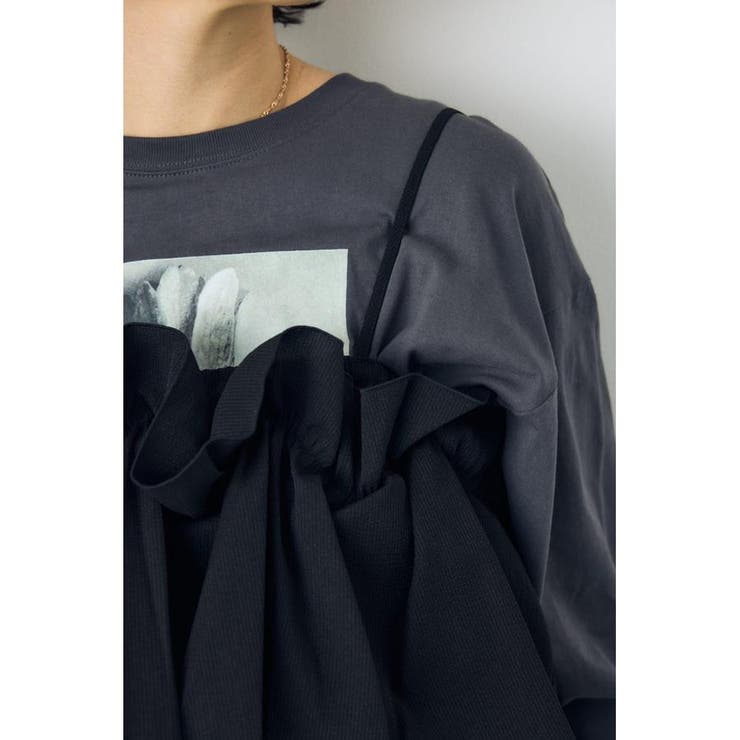 ギャザーフリルキャミソールビスチェ | AZUL BY MOUSSY | 詳細画像5 