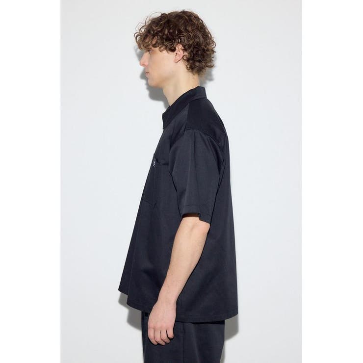 ハーフジップワークシャツ | AZUL BY MOUSSY | 詳細画像6 