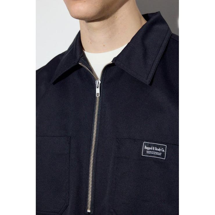 ハーフジップワークシャツ | AZUL BY MOUSSY | 詳細画像8 