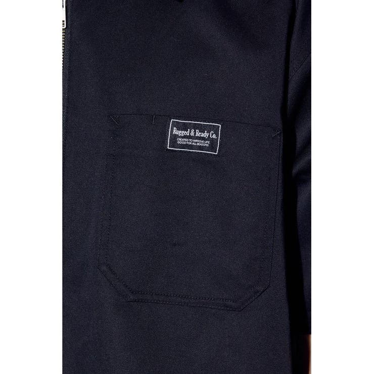 ハーフジップワークシャツ | AZUL BY MOUSSY | 詳細画像9 