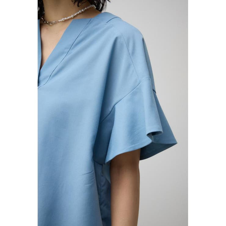 ラッフルスリーブスキッパーブラウス | AZUL BY MOUSSY | 詳細画像34