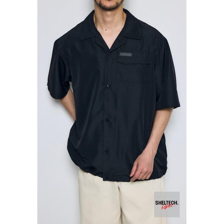 BLK | SHELTECH Light 半袖シャツ | AZUL BY MOUSSY