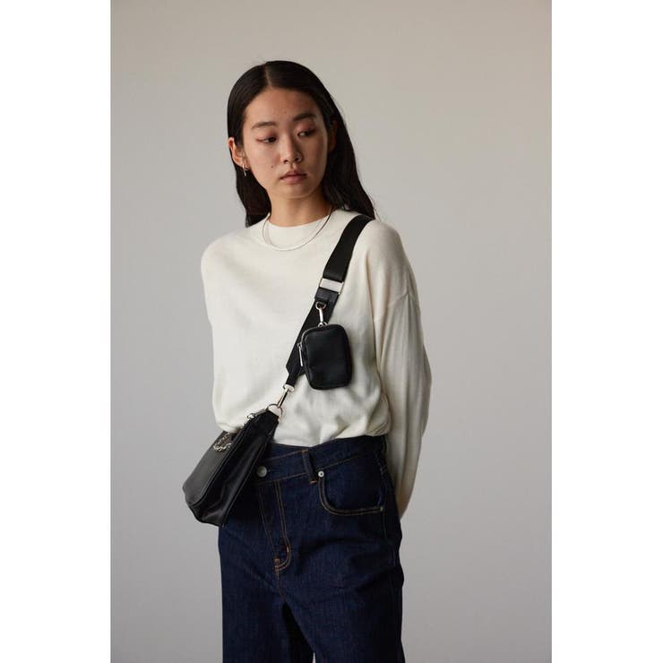 moussy ロゴベルト ショルダーバッグ - ショルダーバッグ