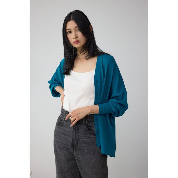 C/T冷感 ニットカーディガン | AZUL BY MOUSSY | 詳細画像13 