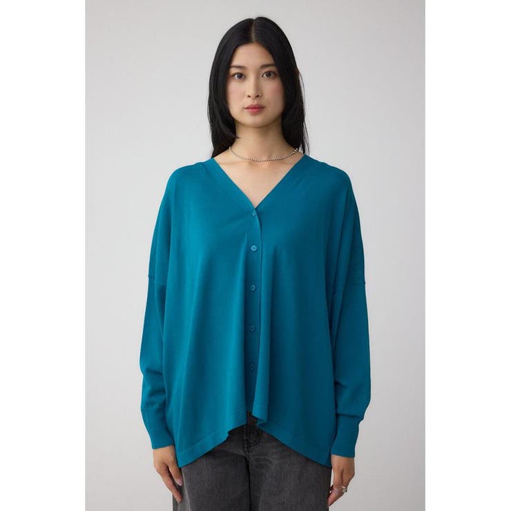 C/T冷感 ニットカーディガン | AZUL BY MOUSSY | 詳細画像15 