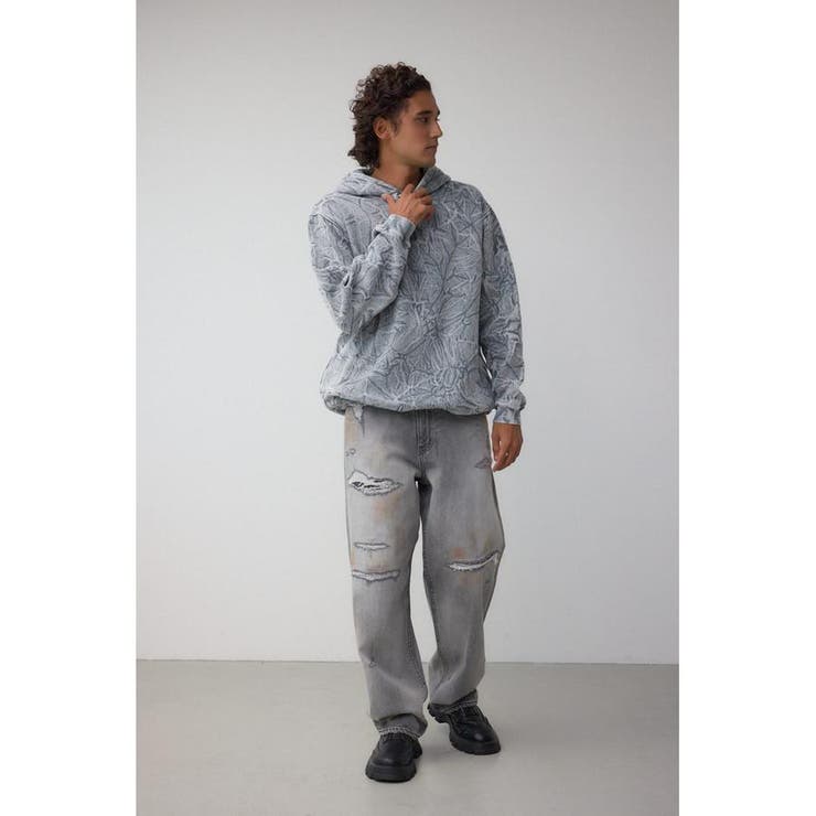 シャドークリンクルフーディートップス | AZUL BY MOUSSY | 詳細画像4 