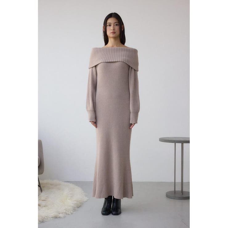 オフショルロングニットワンピース | AZUL BY MOUSSY | 詳細画像17 