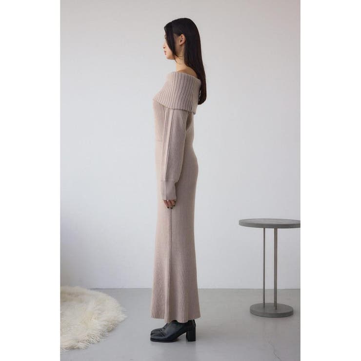 オフショルロングニットワンピース | AZUL BY MOUSSY | 詳細画像18 