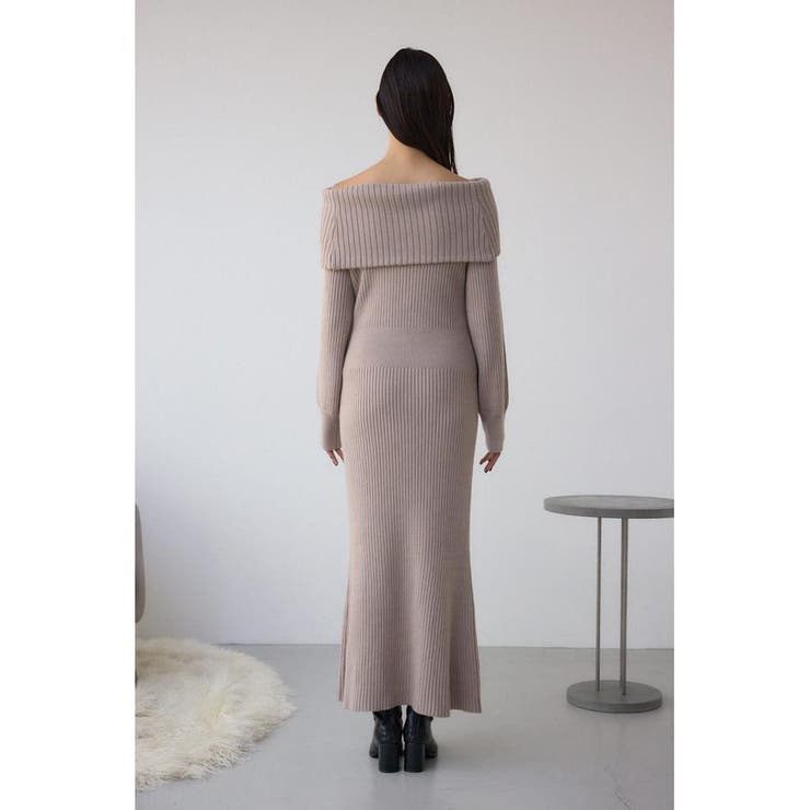 オフショルロングニットワンピース | AZUL BY MOUSSY | 詳細画像19 
