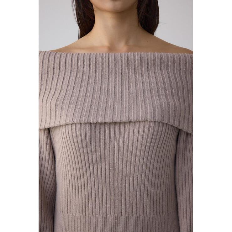 オフショルロングニットワンピース | AZUL BY MOUSSY | 詳細画像20 