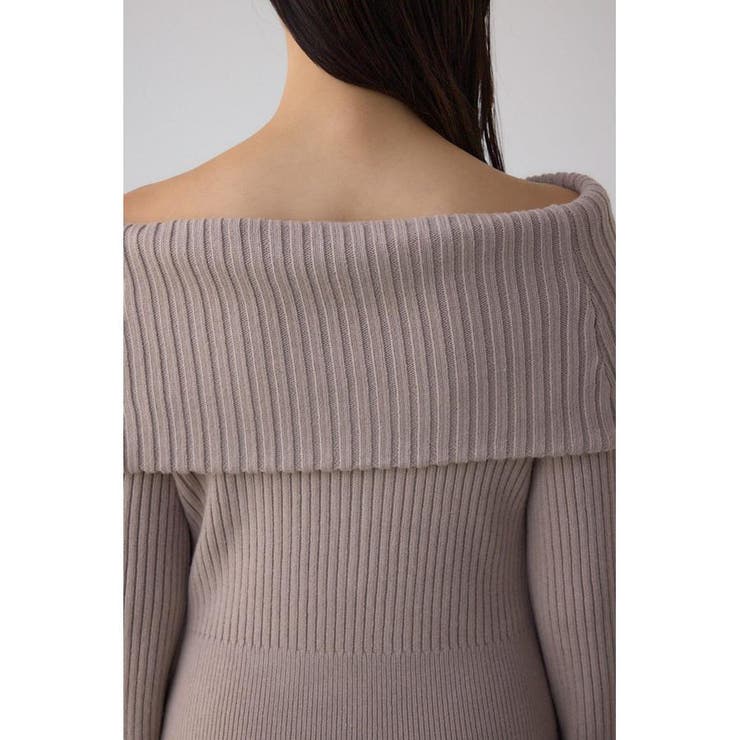 オフショルロングニットワンピース | AZUL BY MOUSSY | 詳細画像21 