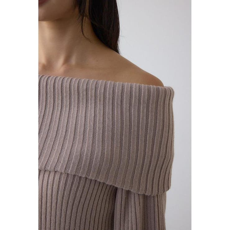 オフショルロングニットワンピース | AZUL BY MOUSSY | 詳細画像22 