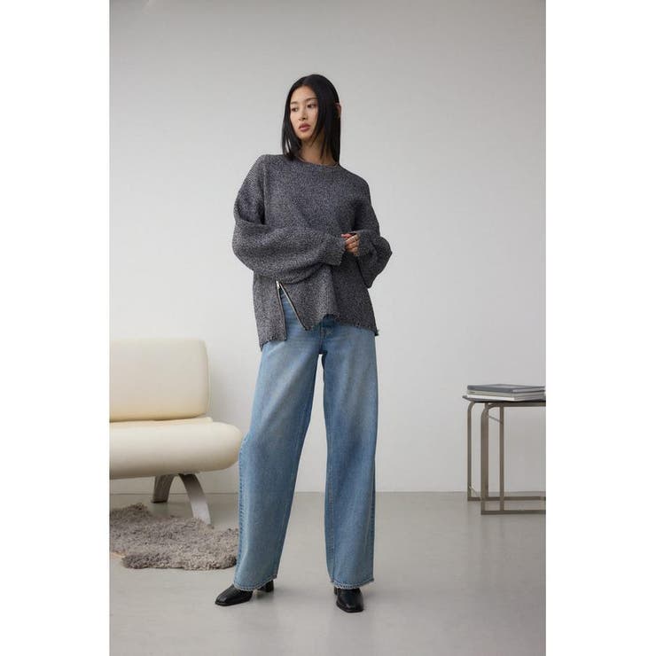 サイドZIPニットトップス | AZUL BY MOUSSY | 詳細画像14 