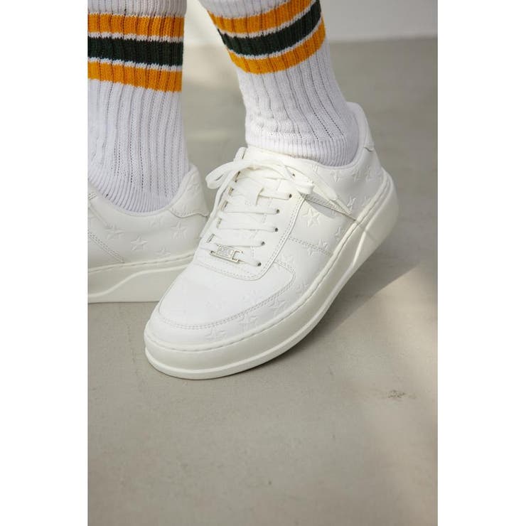 WHT | スターエンボススニーカー | AZUL BY MOUSSY