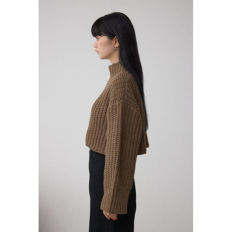 マットモールクロップドハイネックニット | AZUL BY MOUSSY | 詳細画像5 