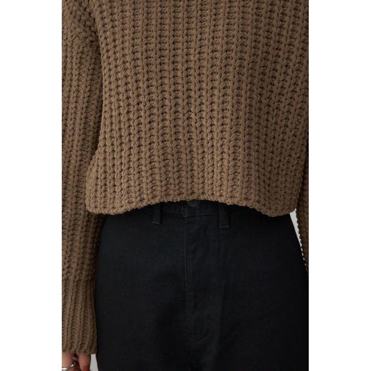 マットモールクロップドハイネックニット | AZUL BY MOUSSY | 詳細画像10 