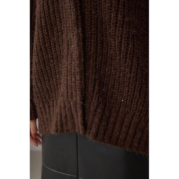 スパンコールニットカーディガン | AZUL BY MOUSSY | 詳細画像10 