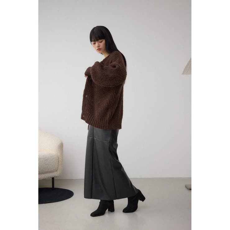 スパンコールニットカーディガン | AZUL BY MOUSSY | 詳細画像3 