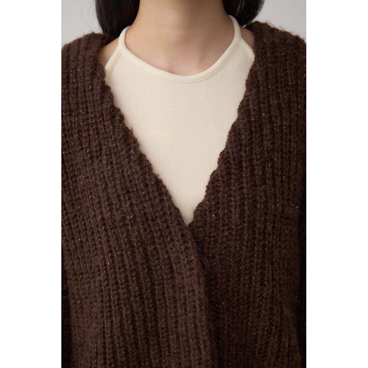 スパンコールニットカーディガン | AZUL BY MOUSSY | 詳細画像7 