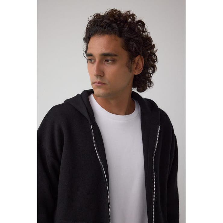 ニットジップアップパーカー | AZUL BY MOUSSY | 詳細画像2 