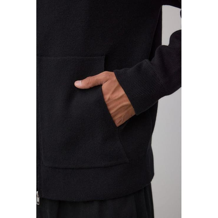 ニットジップアップパーカー | AZUL BY MOUSSY | 詳細画像12 