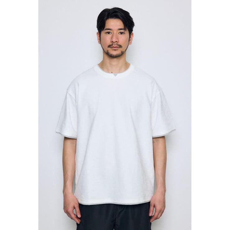 デジタルボーダーフェイクレイヤードトップス | AZUL BY MOUSSY | 詳細画像5 