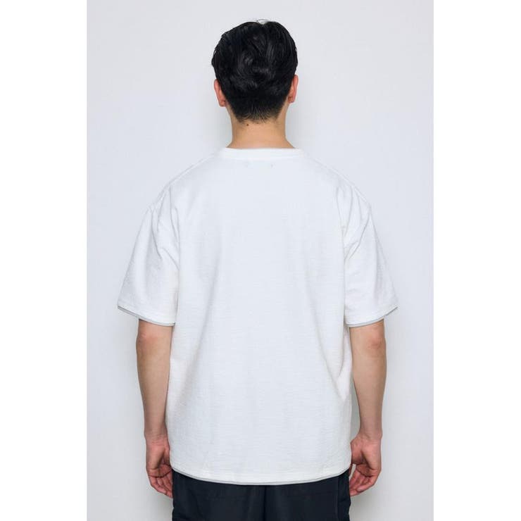 デジタルボーダーフェイクレイヤードトップス | AZUL BY MOUSSY | 詳細画像7 