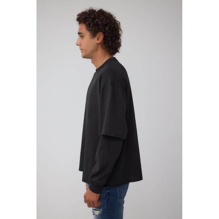 微配色フェイクレイヤードロンT | AZUL BY MOUSSY | 詳細画像6 