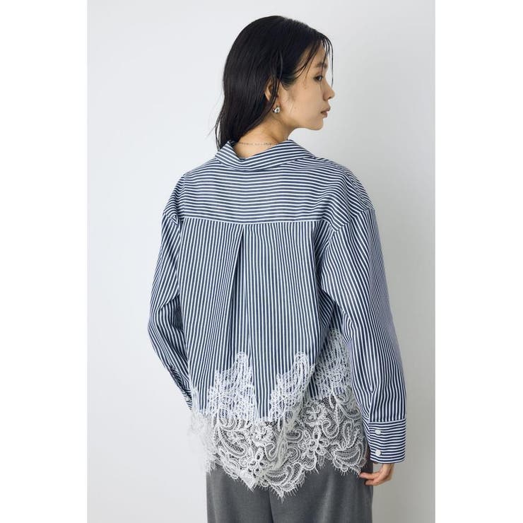 レースドッキングシャツ | AZUL BY MOUSSY | 詳細画像20 