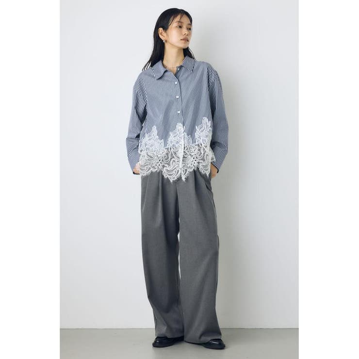 レースドッキングシャツ | AZUL BY MOUSSY | 詳細画像21 