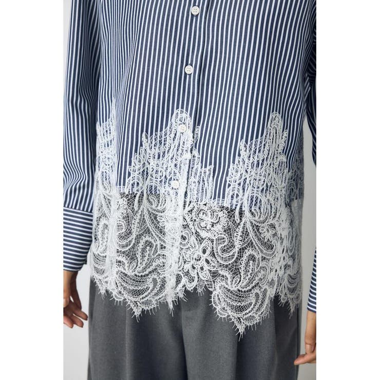 レースドッキングシャツ | AZUL BY MOUSSY | 詳細画像24 