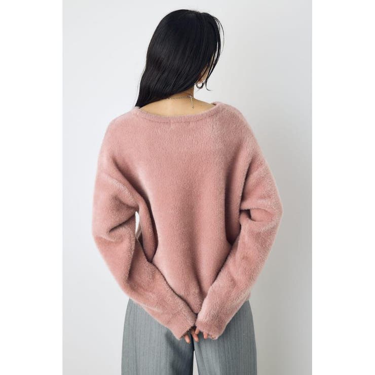 シャギーアソートロゴニット | AZUL BY MOUSSY | 詳細画像26 