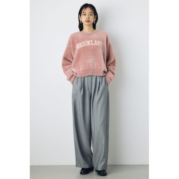 シャギーアソートロゴニット | AZUL BY MOUSSY | 詳細画像27 