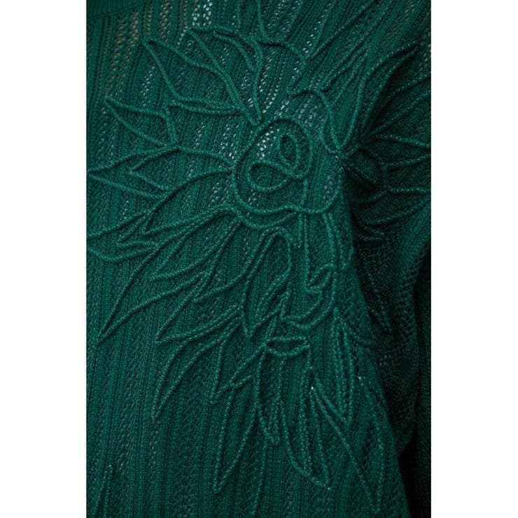 クロシェフラワーニットトップス | AZUL BY MOUSSY | 詳細画像20 