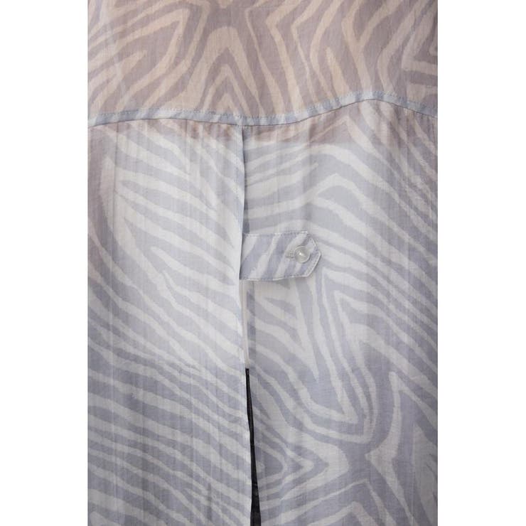 バックスリット総柄シアーシャツ | AZUL BY MOUSSY | 詳細画像8 