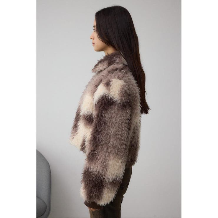 カーリーボアショートブルゾン | AZUL BY MOUSSY | 詳細画像22 