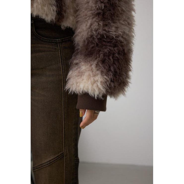 カーリーボアショートブルゾン | AZUL BY MOUSSY | 詳細画像27 