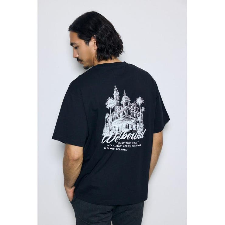 リゾートバックグラフィックTシャツ | AZUL BY MOUSSY | 詳細画像13 