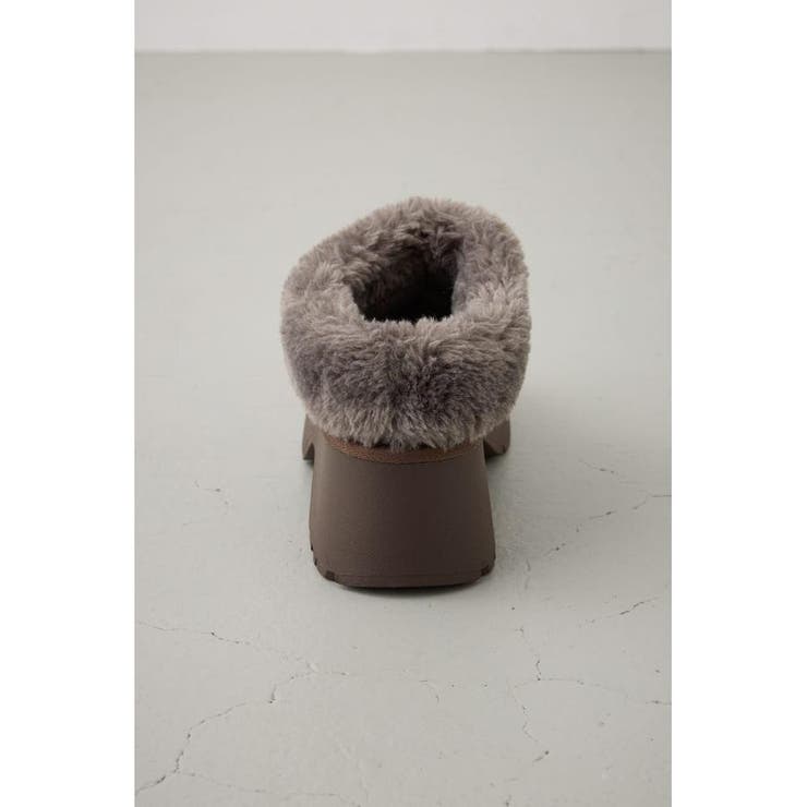 厚底ムートンヒールデザインスリッポン | AZUL BY MOUSSY | 詳細画像19 