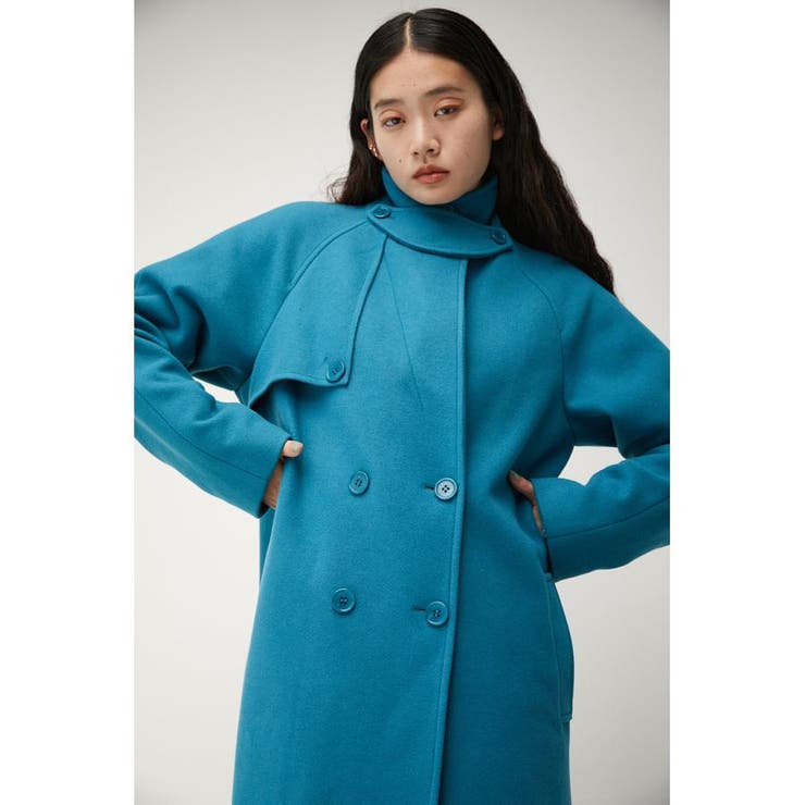 STAND COLLAR CHESTER COAT[品番：AZLW0020097]｜AZUL BY MOUSSY