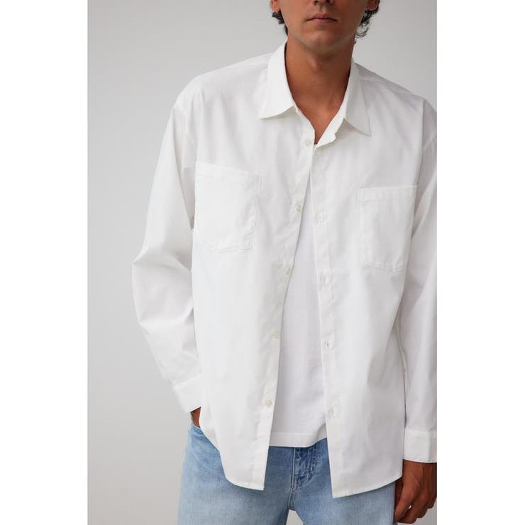 WHT | ダブルポケットベーシックシャツ | AZUL BY MOUSSY